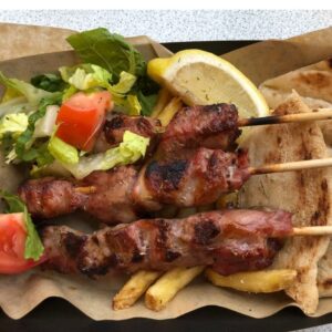 souvlaki greek street food