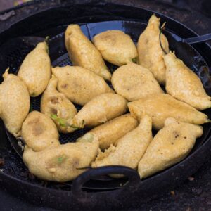 Mirchi vada indian street food