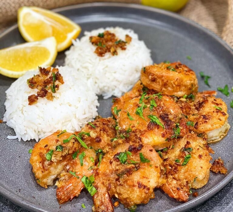 Hawaiian garlic shrimp recipe street food