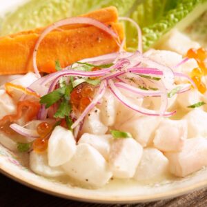 ceviche peruvian street food recipe