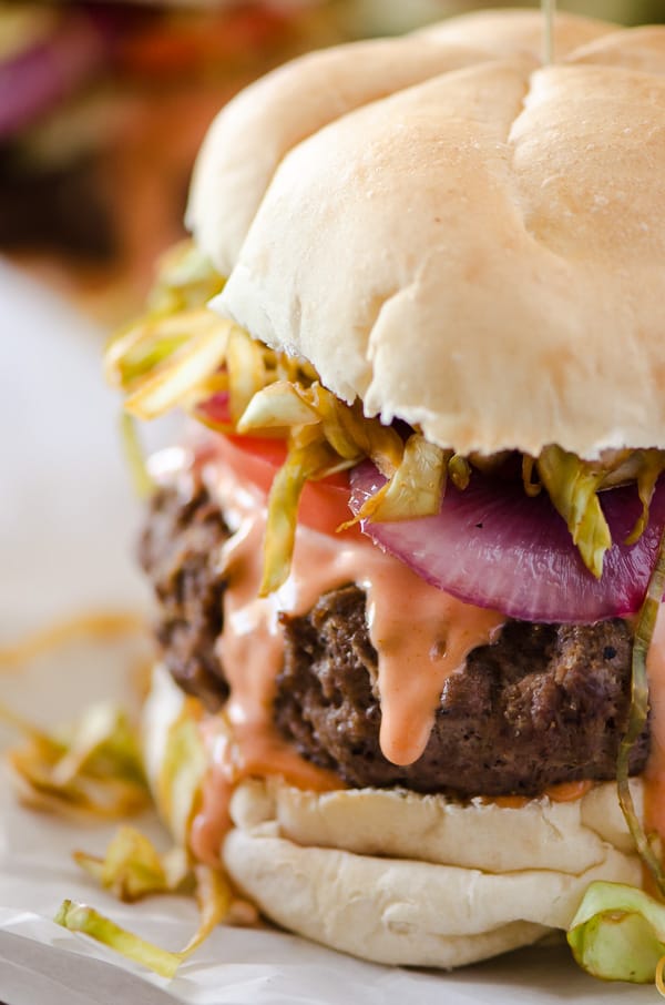 Chimichurri Burger dominican republic street food