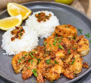 Hawaiian garlic shrimp recipe street food