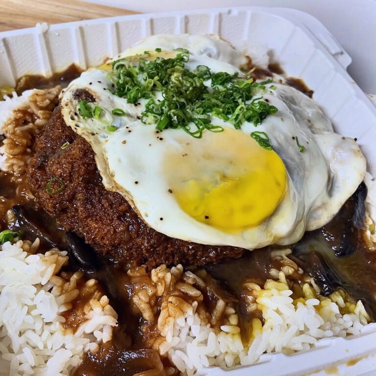 Loco Moco hawaiian street food