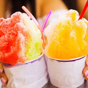 shave ice hawaiian street food