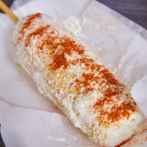 Mexican elote street food