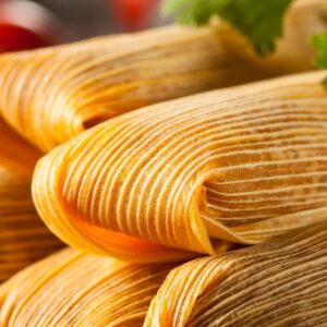 Tamales mexican street food